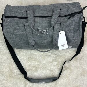 NWT Herschel Supply Company Novel 42.5L Gray Duffel Bag  Shoulder Strap …